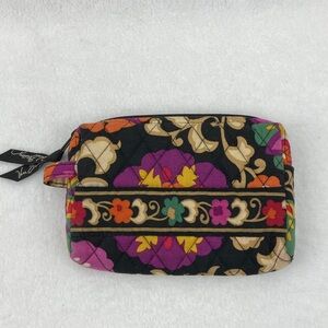Vera Bradley Suzani Floral Multicolor Cosmetic Bag 7”
